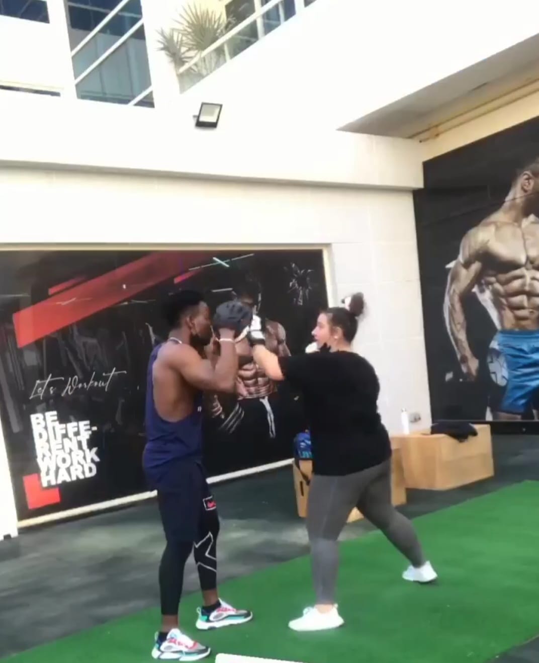 Boxing & fitness training session